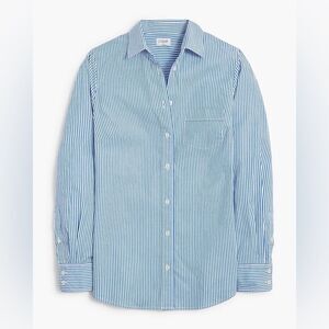 010- NWOT bu009 M J.Crew Button-up cotton poplin shirt in signature fit